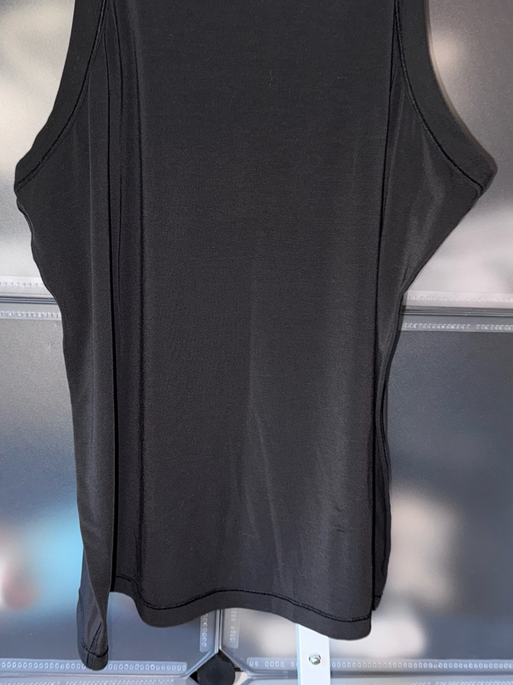 Lululemon Jersey Training Tank Top in Black Size 12 - Picture 5 of 11